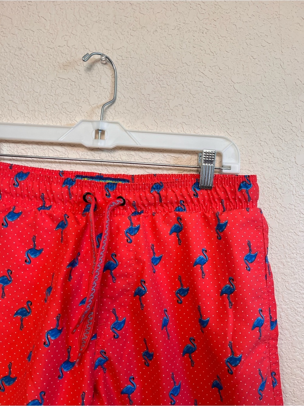 Surf Society Men's Flamingo Print Swim Shorts - Picture 2 of 9